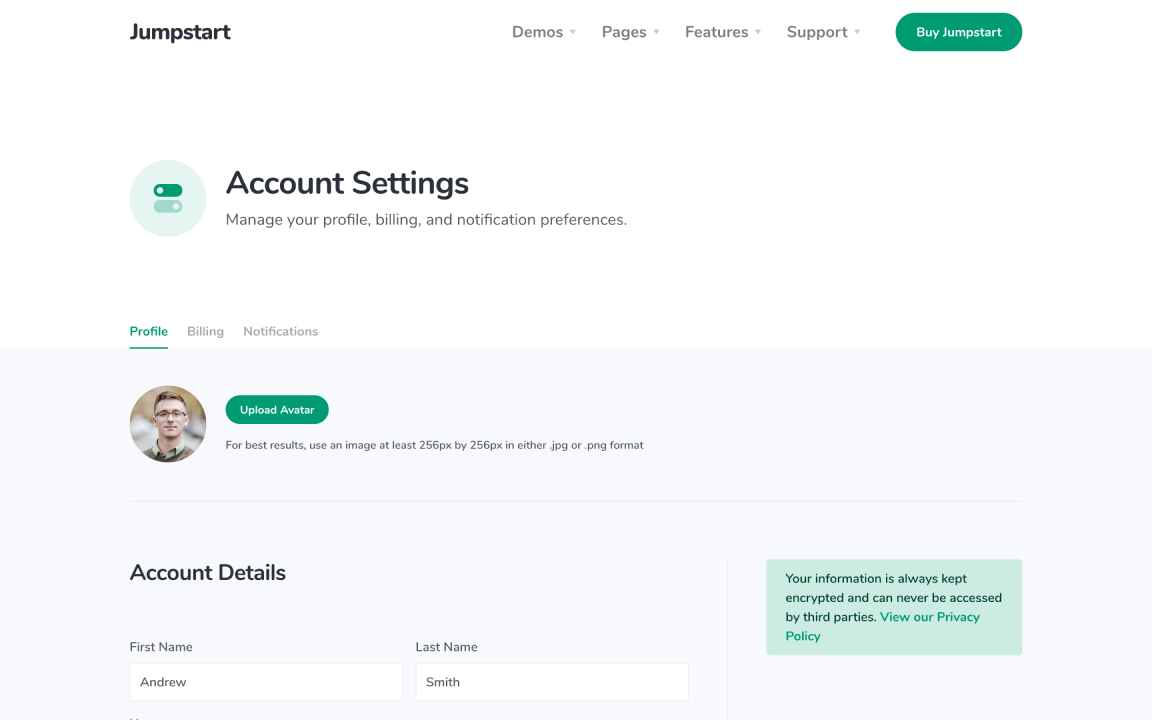 Account Settings